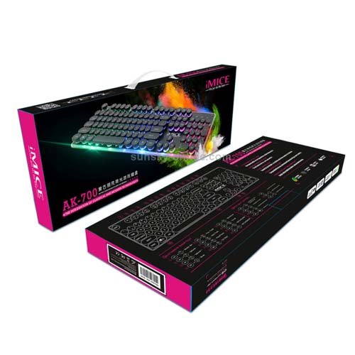 Teclado iMice Retro Fashion Backlight, WIZARD