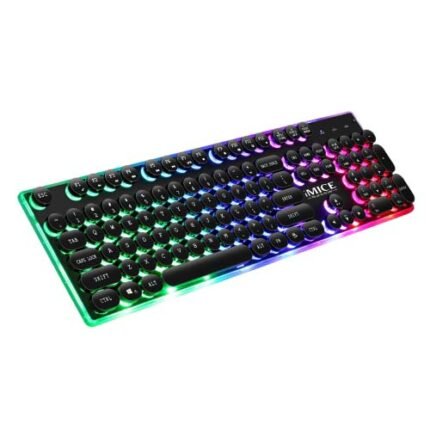 Teclado iMice Retro Fashion Backlight, WIZARD