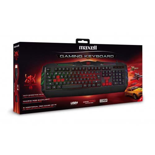 Teclado Maxell Gaming Samurai Series CA-KB-1200, WIZARD