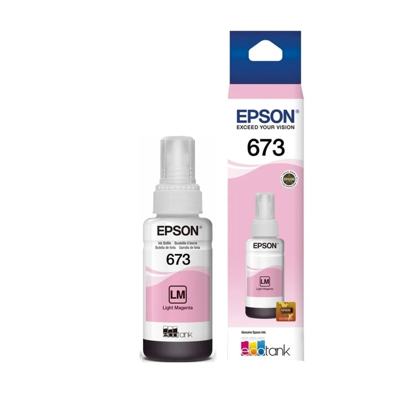 lm Tinta EPSON LIGHT MAGENTA 673 - Imagen 1