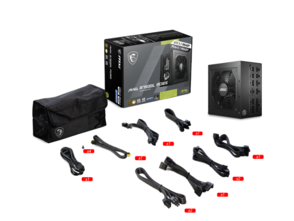 Fuente De Poder MSI MAG A750GL 80 PLUS GOLD 750W