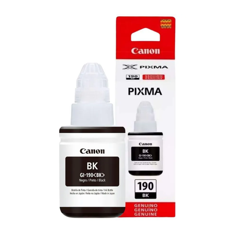 black box and b Tinta CANON PIXMA BLACK 190 - Imagen 1