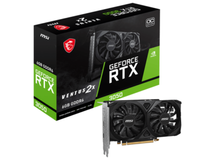Tarjeta De Video MSI VENTUS 2X GEFORCE RTX 3050 6GB GDDR6