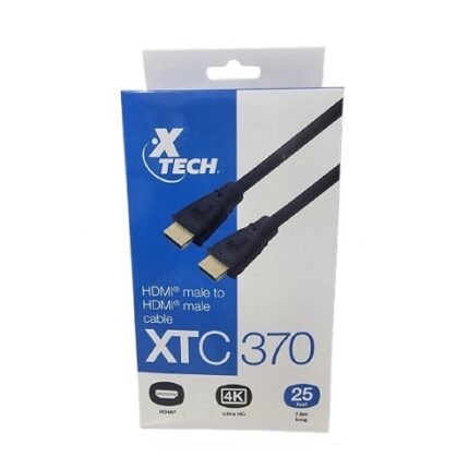Cable HDMI macho a HDMI macho Marca Xtech XTC-370 25ft