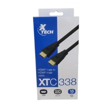 Cable HDMI macho a HDMI macho Marca Xtech XTC-338 15ft