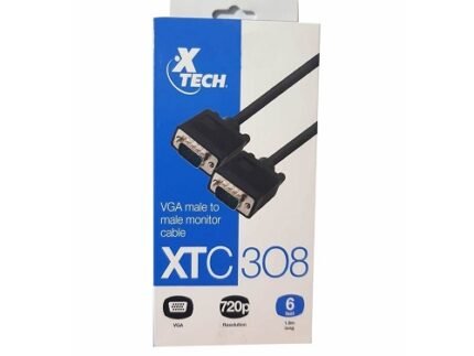 Cable VGA macho a VGA macho Xtech XTC-308 6ft