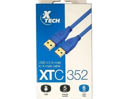 Cable USB 3.0 A macho a macho Xtech XTC-352 6ft