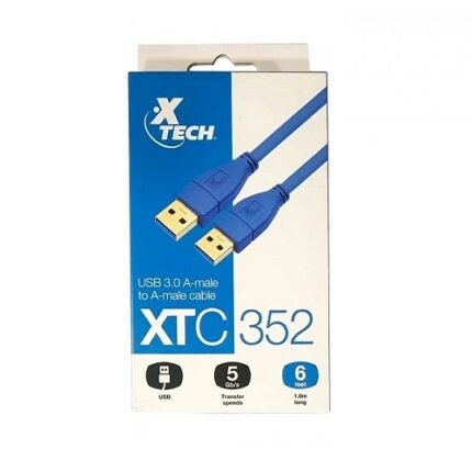 Cable USB 3.0 A macho a macho Xtech XTC-352 6ft