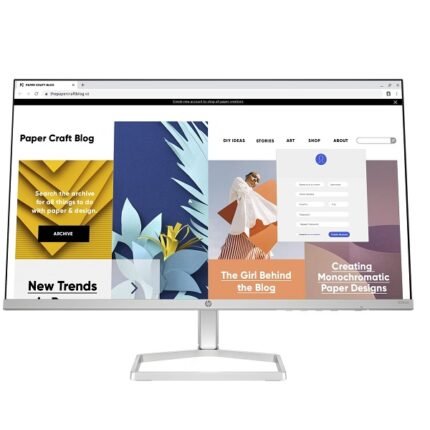 Monitor Serie 5 HP 524sw de 23.8" FHD Blanco