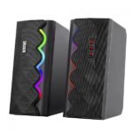 Parlante Marvo Gaming 2.0 3W Inalambrico RGB Negro SG-269