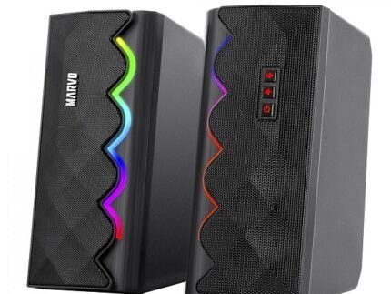 Parlante Marvo Gaming 2.0 3W Inalambrico RGB Negro SG-269