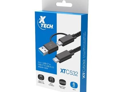 Cable multifuncional para carga 5 en 1 Xtech XTC-560 4ft