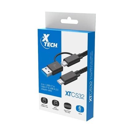 Cable multifuncional para carga 5 en 1 Xtech XTC-560 4ft