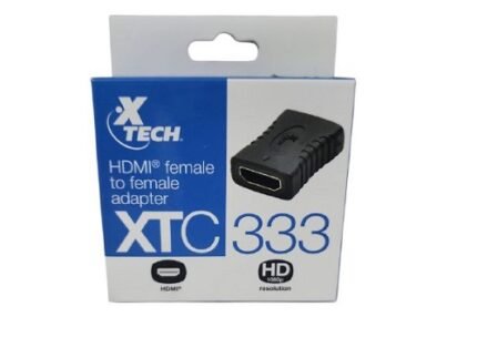 Adaptador con conector HDMI hembra a hembra Xtech XTC-333