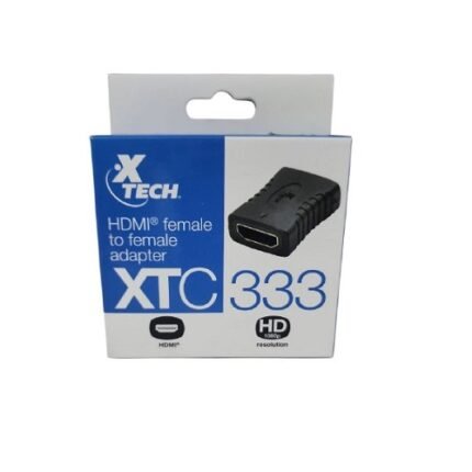 Adaptador con conector HDMI hembra a hembra Xtech XTC-333