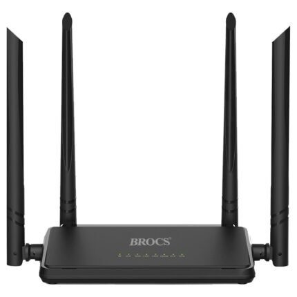 Router Inalámbrico, BROCS - BR-WN52 de 4 Antenas